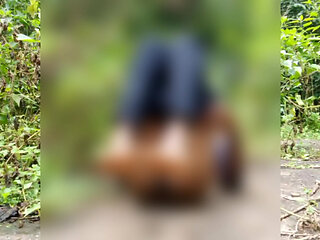Took a girl from my village to the forest and her XXX Video-gf bf