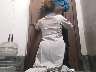 Indian College Student and Teacher