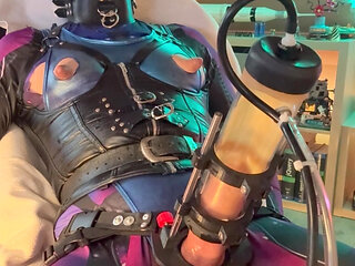 Monster Nipples Cock milking Machine Extreme Horny Pig Slut Whore Tit Bitch