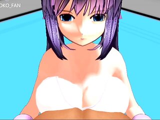 Ultimate fighting babe Bokofan takes on a wild wrestling match