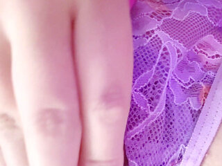 Horny in Bed Using My New Vibrator on My Clit