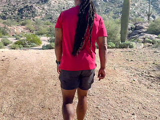 Ebony Couple Hiking Fresh Air and Pornstars