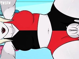 Harley Quinn DoggyStyle Dripping Creampie - Hole House