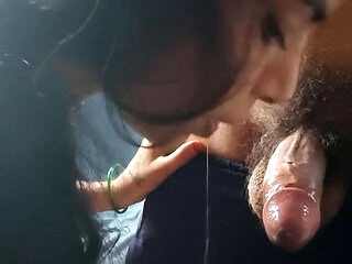 Desi Family Fun: Steppapa Blowjob and Cowgirl Orgasm in Hindi Audio