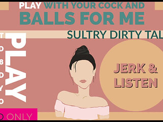 AUDIO ONLY - Just turned 18 and she wants to play with your cock and balls