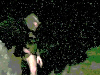 Satanic and perverse procession transforming two young guys into sex slave