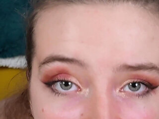 Ritzy Rain Licks Her Master's Ass with Whipped Cream - Rimjob From a Submissive Slut in POV Close-up