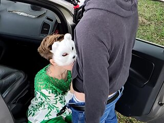 Amateur couple emily and david fuck in the forest