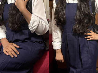 School Girlfriend Bunk Karke Oyo Mein Aayi Chodne Fucking My School Friend