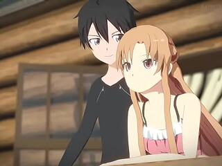 SAO - Asuna Anal Hentai (by Miura3D)