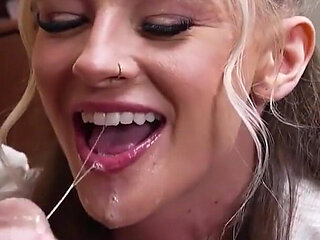 Desperate Student Katee V Earns Her Scholarship the Hard Way on Counselor's Desk