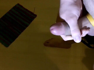 Quadruple Moaning Ruined Cumshot in My Hand