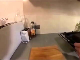He licked the cream off her hard nipples and tight pussy.