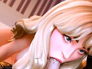 Sabrina being a public slut - fortnite animation