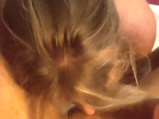 Sexy Amateur Blonde Loves to Suck Balls and Swallow All