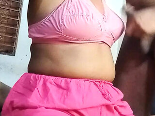 Bangla Hot New Housewife Threesome with Salesman and Servant