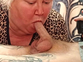 Mature Fat Woman Sucks My Dick Until I Cum