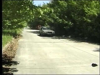 A girl, alone, with two perfect strangers