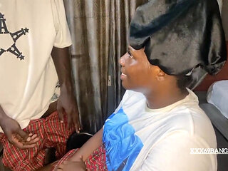 Black thug fucks and creampie college BBW pussy