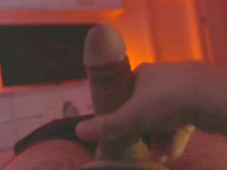 Ejaculation on Stomach of Sporty Guy POV Video
