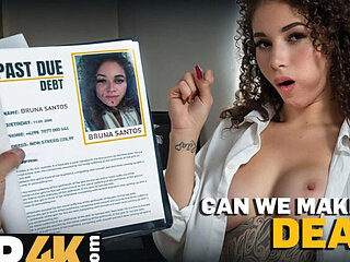 Hot Latina Bruna Santos Gets Hard Doggy Style Fuck For Debt By Collector Steve Q - Big Tits Blowjob Cum In Mouth POV