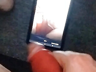 Grandpa wanking pre cum flying and massive gush of jizz alternative view