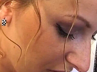 French Maid Blonde Takes Hot Anal Fuck with Big Cock Doggy Style