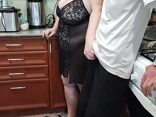 Mother-in-law loves to swallow thick cum