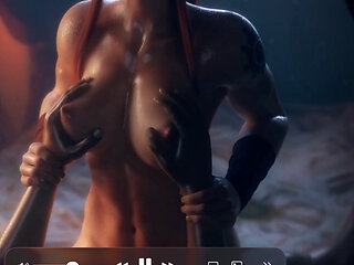 Tight Bald Ass Pussy Brigitte Rubbing Her Bald Pussy on a Gooner Cock