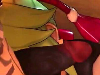 Kuki Shinobu About to Be Spitroasted by Hilichurls - Part 1 Genshin Impact Threesome Sex Video