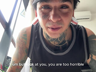 A Giant Demon Finds a Miserable, Tiny Human in His House and Devours Him After Heating Him up.