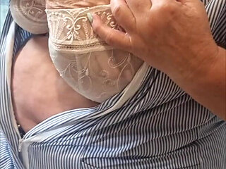 Naughty Nurse Julie - Bra Reveal & Teasing Huge Tits