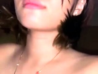 Amateur Asian teen sucks this big hard cock