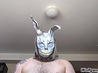 MASKED MAN POUNDS YOU - Scary Bunny Halloween BottomPOV ASMR Pounding