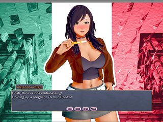 Animated hentai scenes of breeding and making a baby