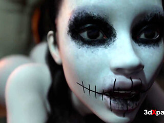 Alloween Orgy on the Bare Ground - Pumpkin Patch Pleasure: a Secret Orgy in the Graveyard