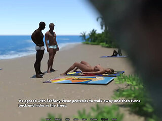 Perfect Housewife #36 Strangers Make Hot Wife Cums Hard on a Beach