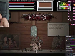 Lewd Gamer Girl Gabbi Plays Lustful Spirit Hunt on Goon Live Stream