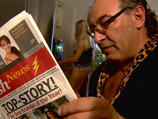 Blonde Milf gets her mouth and pussy filled with huge cock