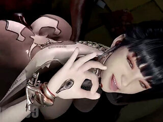 Eve Getting Her Thicc Fat Ass Fucked by a BBC, Emma Frost's Tight Ass Pussy Fucking From Behind