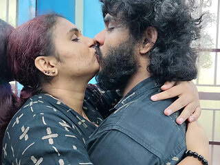 Hot Lip Lock with Tongue Kiss