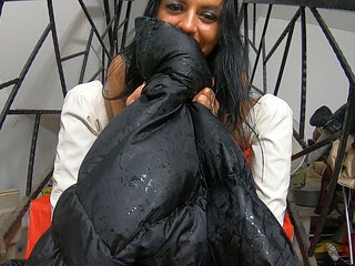 Downjacket Squirt and Wet Fetish  Masturbation, Pee Play and Intense Orgasm 318- prev