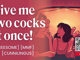 ASMR Audio Porn: MMF FWB Threesome Fuck in a Car &ndash_ DP, Anal &amp_ Public Sex &ndash_ Erotic Audio Story
