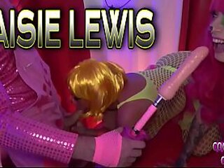 MAISIE LEWIS MEETS THE PINK COCK CRAZED CLOWNS