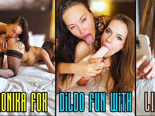 Monika Fox Has Dildo Fun with Girl and Shows Big Prolapse