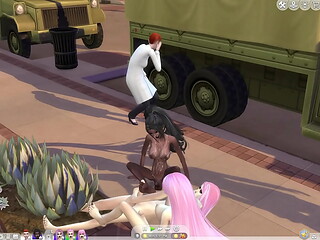 sims 4 ladyboy goddesses offending people in public