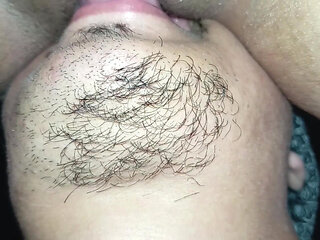 Amazing I Do Oral Sex on My Stepmom in Position on All Fours and She Moans Very Richly.