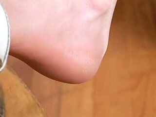 Slow Heel Dangling Asmr - Wooden Clogs, Soft Nylon Sounds