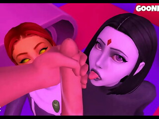 Gooning Challenge Famous Toons &amp_ Videogame characters porn hentai compilation