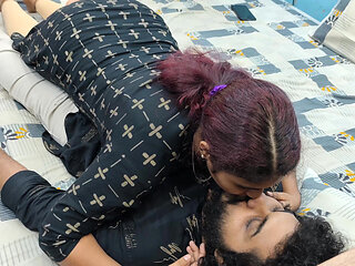 Girl kissing boy and seduce boy with hot romance